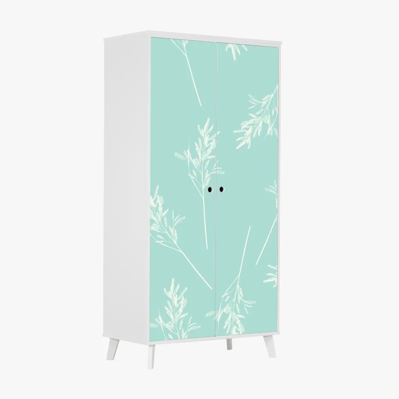 Schrankaufkleber monochromes zellmuster – Wallnifity®