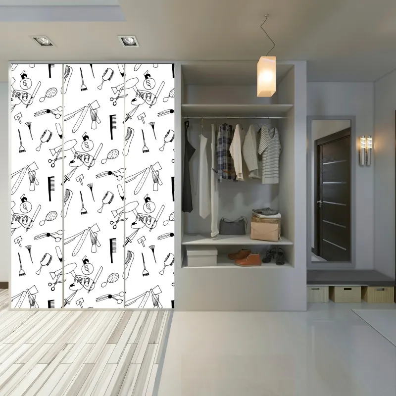 Schrankaufkleber luxuriöse abstrakte alkoholtinten-kunst mit goldenen adern – Wallnifity®