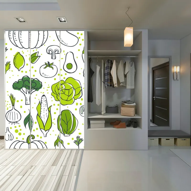 Schrankaufkleber lebendiger sonnenblumenstrauß vor dunklem hintergrund – Wallnifity®