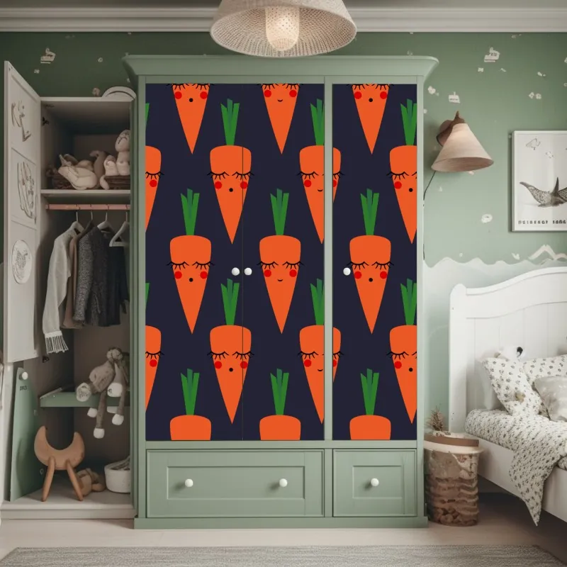 Schrankaufkleber Freiheitsstatue in monochrom – Wallnifity®