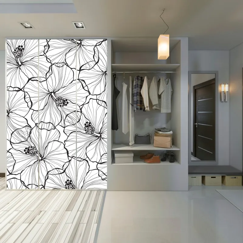 Schrankaufkleber lebendiger tulpengarten in Keukenhof – Wallnifity®