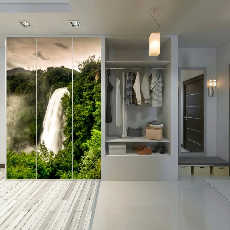 Schrankaufkleber alpenwiese und bergpfad – Wallnifity®