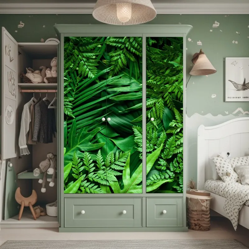 Schrankaufkleber majestätische blaue ozeanwelle – Wallnifity®