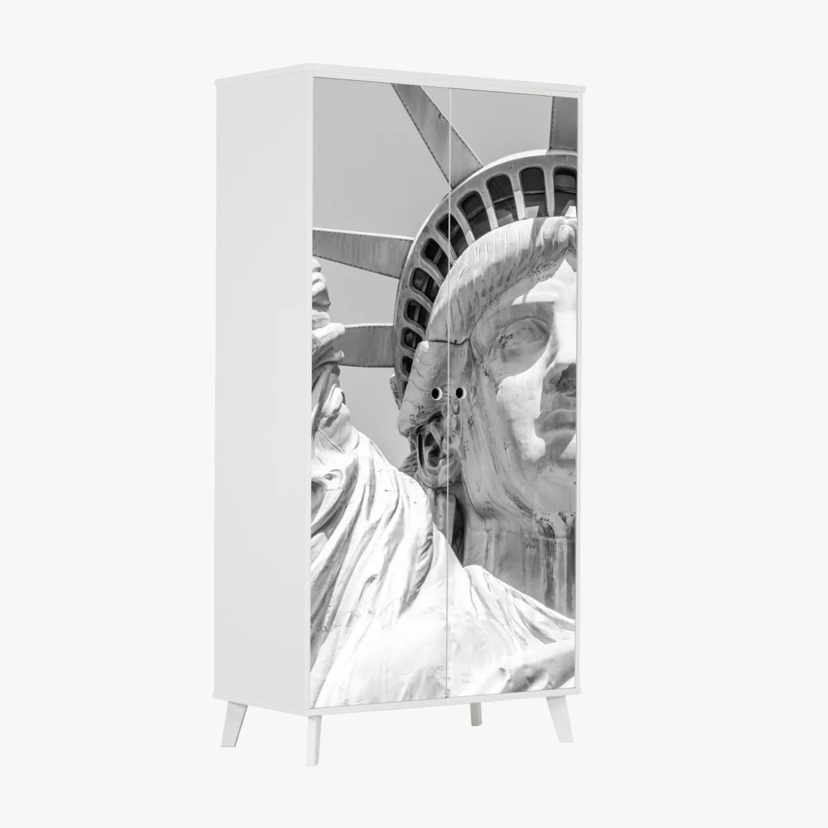 Schrankaufkleber Freiheitsstatue nahaufnahme – Wallnifity®