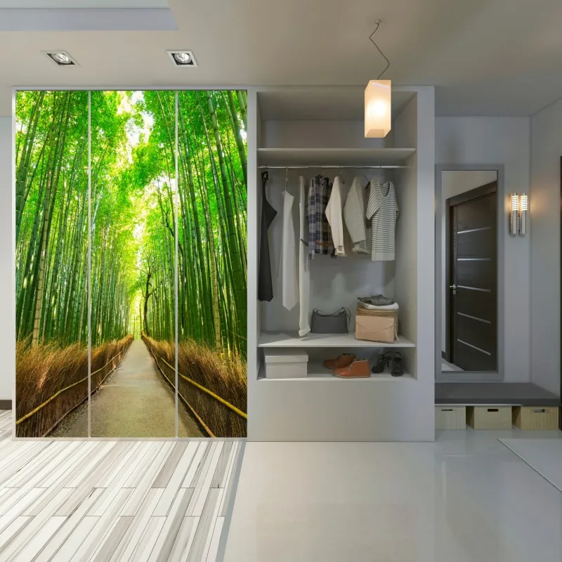 Schrankaufkleber endlose wüstendünen unter blauem himmel – Wallnifity®