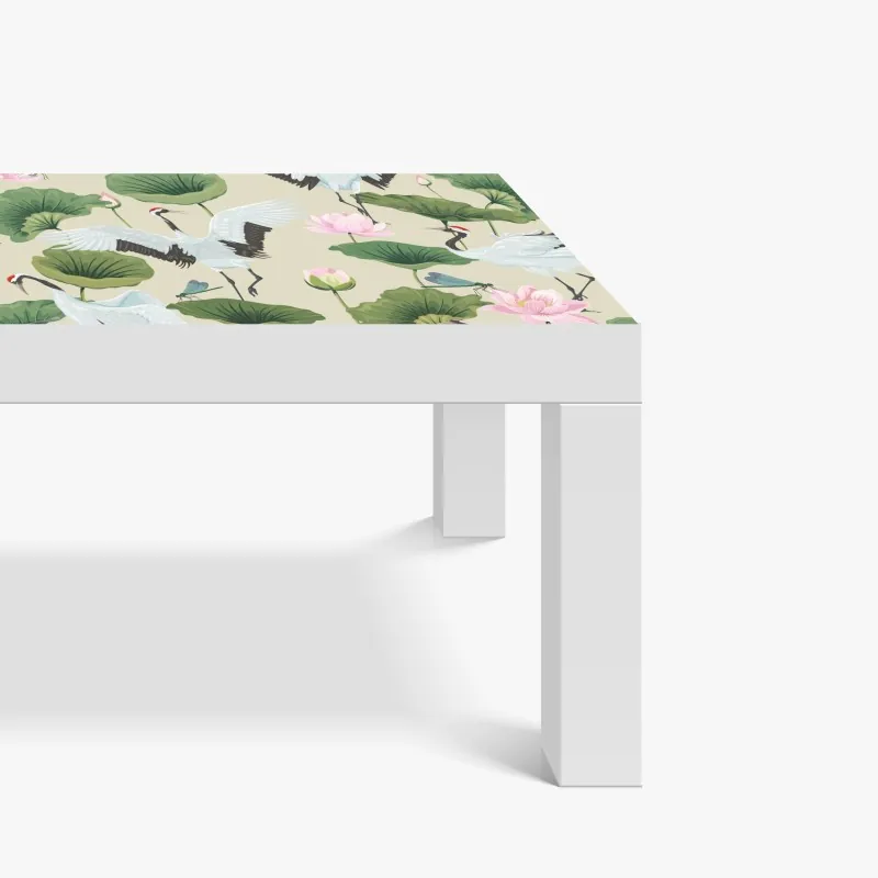 Tischaufkleber und Schreibtischaufkleber aquarell flamingo nahtloses muster – Wallnifity®