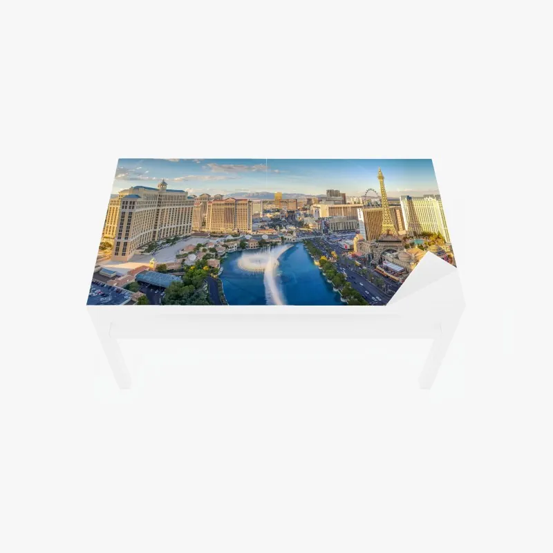 Tischaufkleber und Schreibtischaufkleber goldenes geometrisches kreismuster – Wallnifity®
