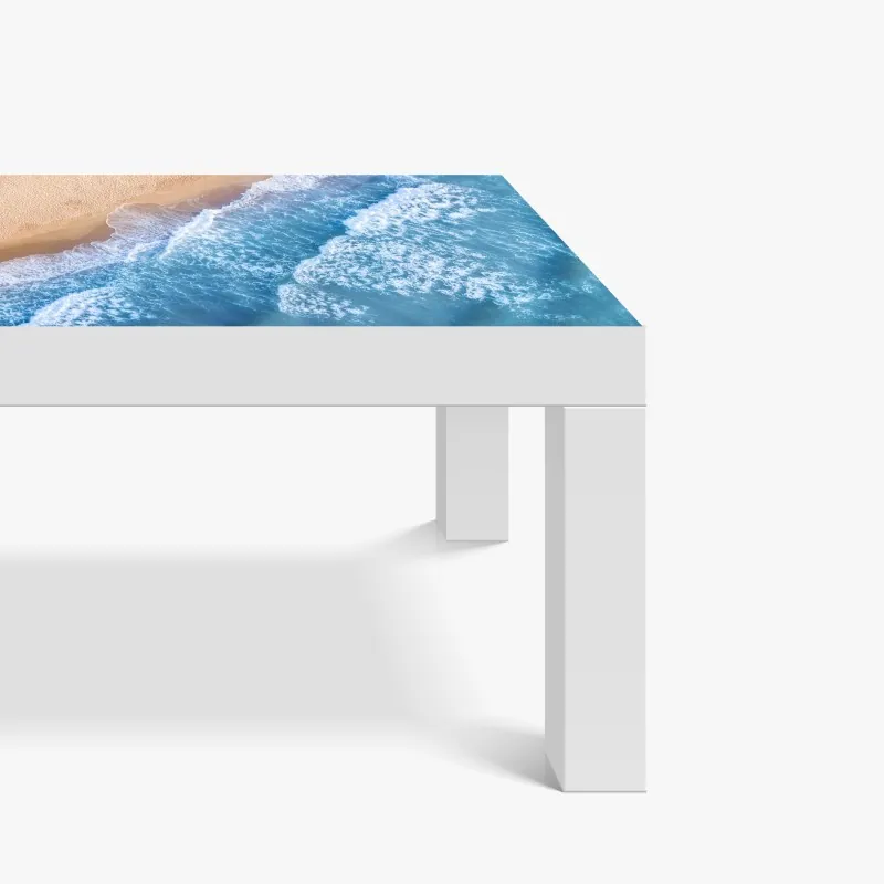 Tischaufkleber und Schreibtischaufkleber ruhige wolkenlandschaft aus der luft – Wallnifity®