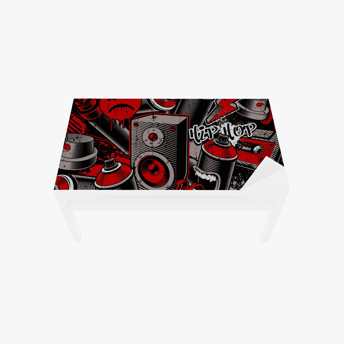 Tischaufkleber und Schreibtischaufkleber urbanes graffiti hip hop collage – Wallnifity®