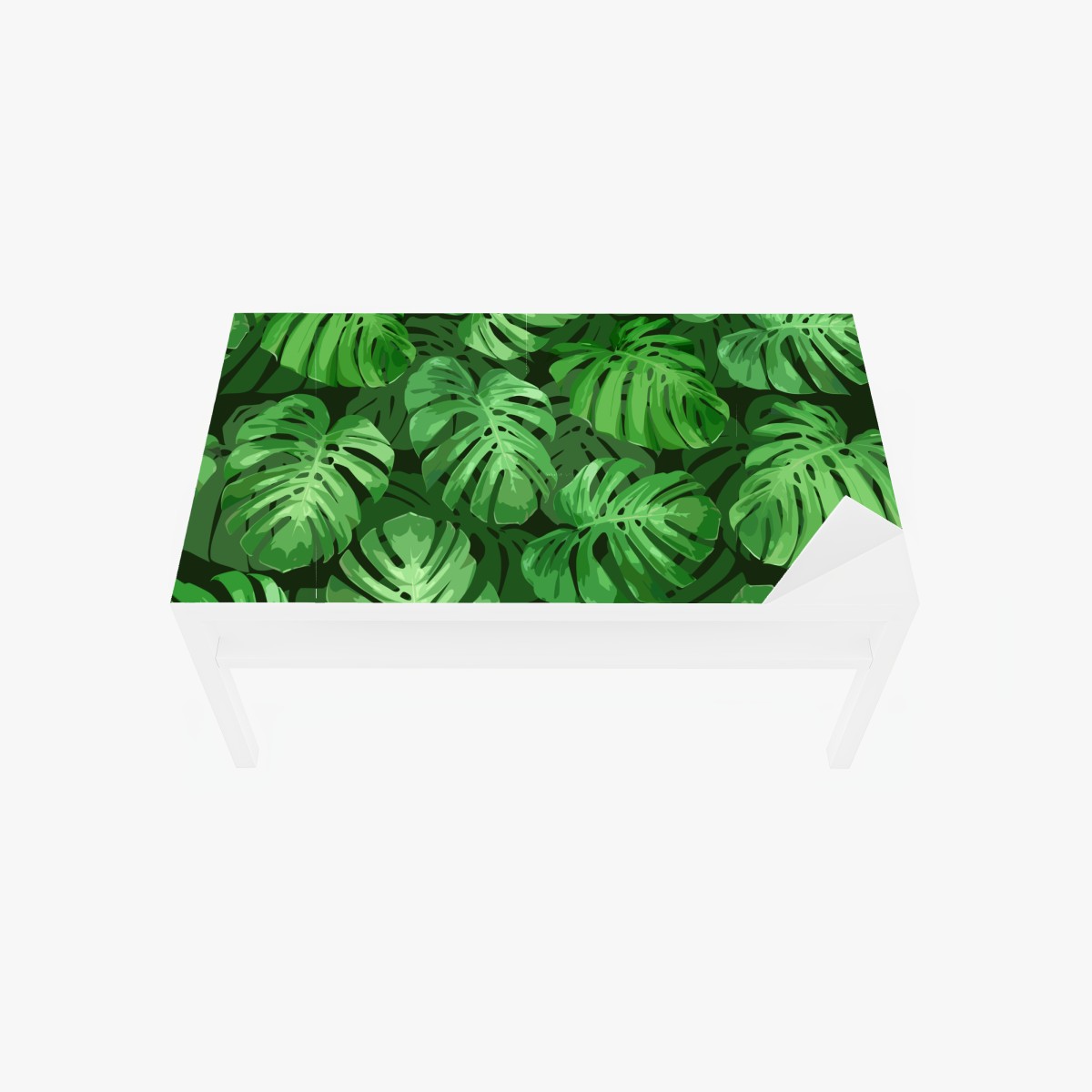 Tischaufkleber und Schreibtischaufkleber tropisches monstera-blattmuster – Wallnifity®