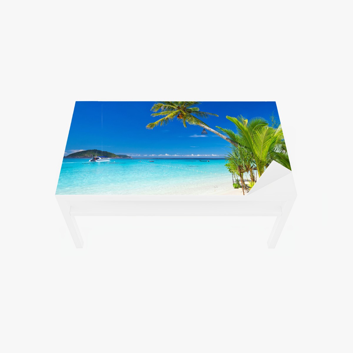 Tischaufkleber und Schreibtischaufkleber tropischer strand in Thailand – Wallnifity®