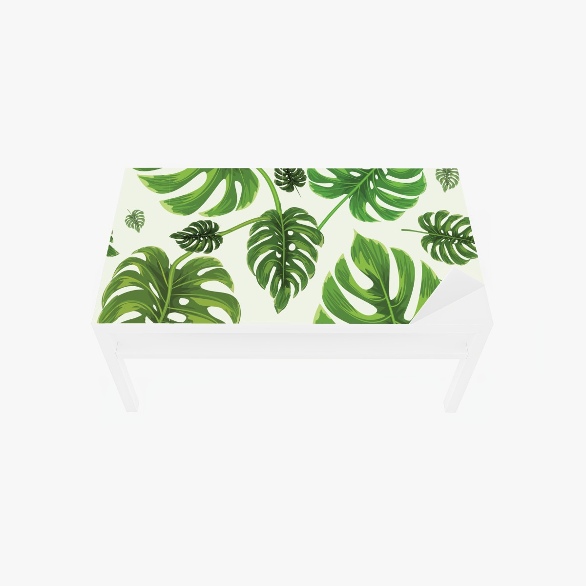 Tischaufkleber und Schreibtischaufkleber tropisches monstera-blattmuster – Wallnifity®