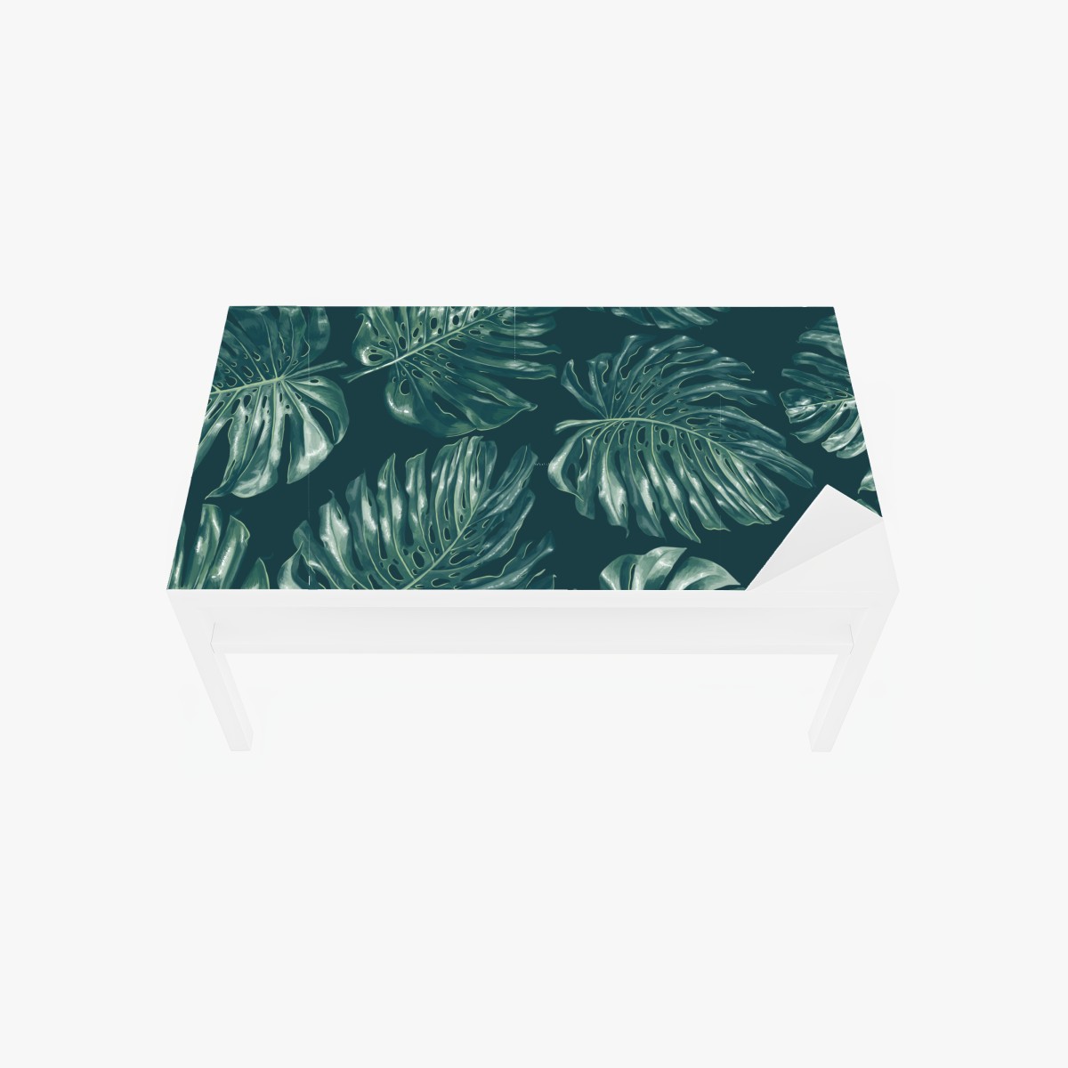 Tischaufkleber und Schreibtischaufkleber tropisches monstera-blattmuster – Wallnifity®