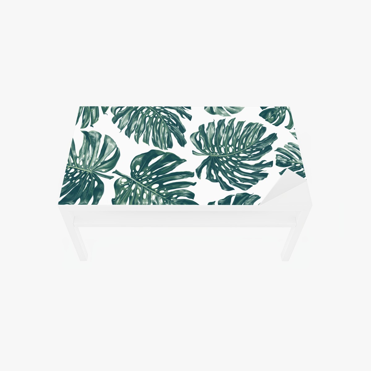 Tischaufkleber und Schreibtischaufkleber monstera blatt botanisches muster – Wallnifity®