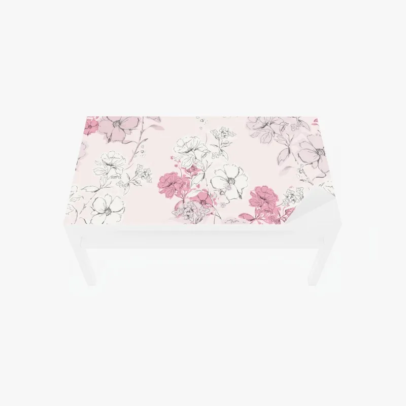 Tischaufkleber und Schreibtischaufkleber strahlende sonnenblume vor vintage-himmel – Wallnifity®