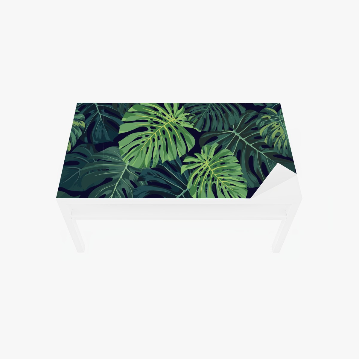 Tischaufkleber und Schreibtischaufkleber tropisches monstera-blattmuster – Wallnifity®