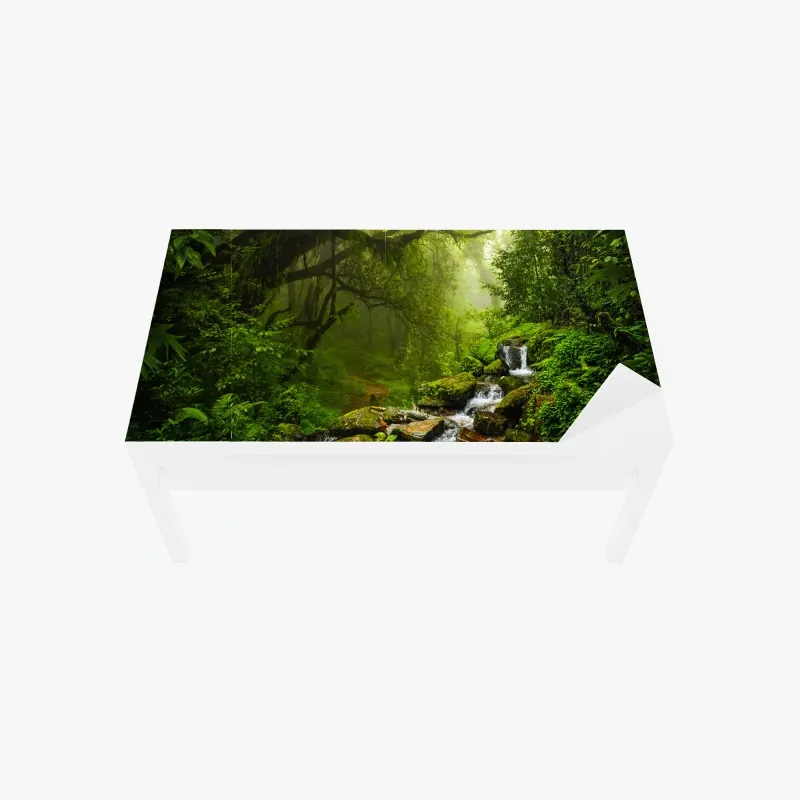 Tischaufkleber und Schreibtischaufkleber zarte pastellblumen im botanischen stil – Wallnifity®