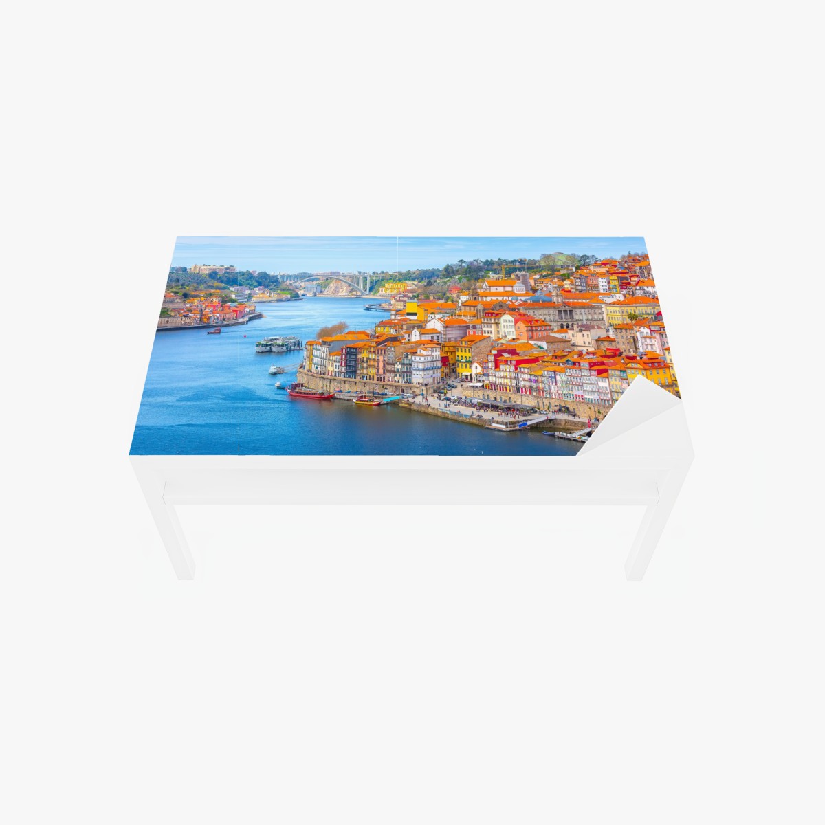Tischaufkleber und Schreibtischaufkleber Porto uferpanorama – Wallnifity®