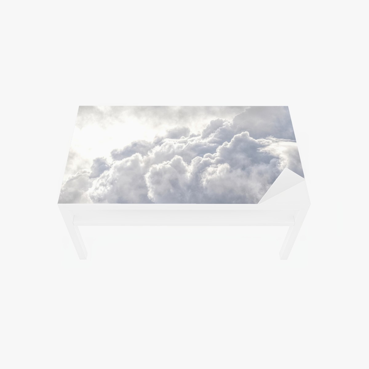 Tischaufkleber und Schreibtischaufkleber ätherische wolkenlandschaft – Wallnifity®