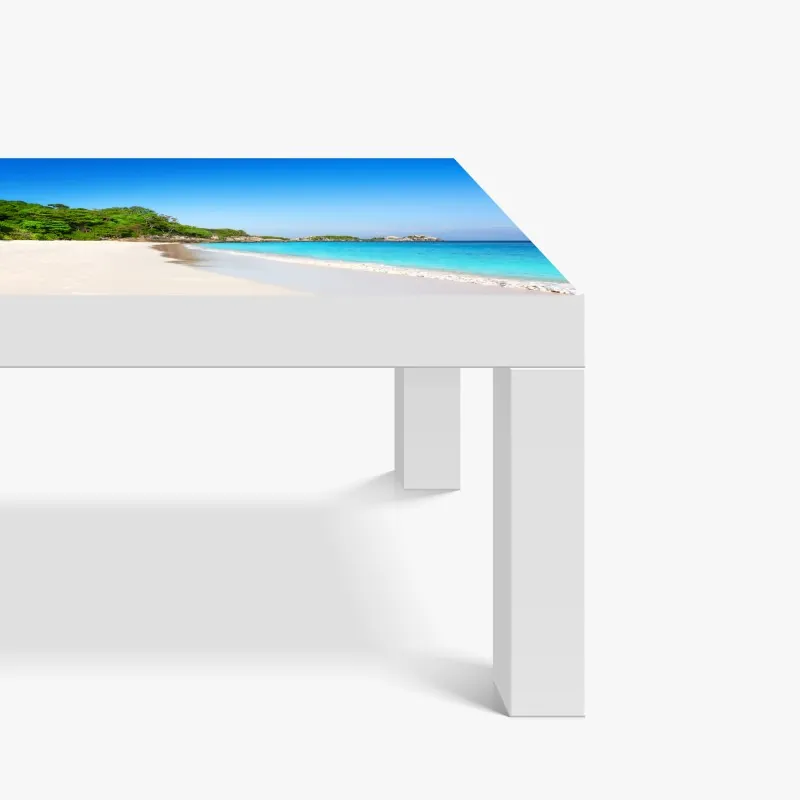 Tischaufkleber und Schreibtischaufkleber Honolulu skyline bei dämmerung – Wallnifity®