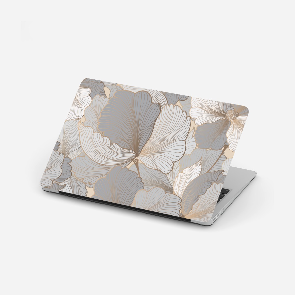 Laptop-Aufkleber zartes pastell blumenmuster – Wallnifity®