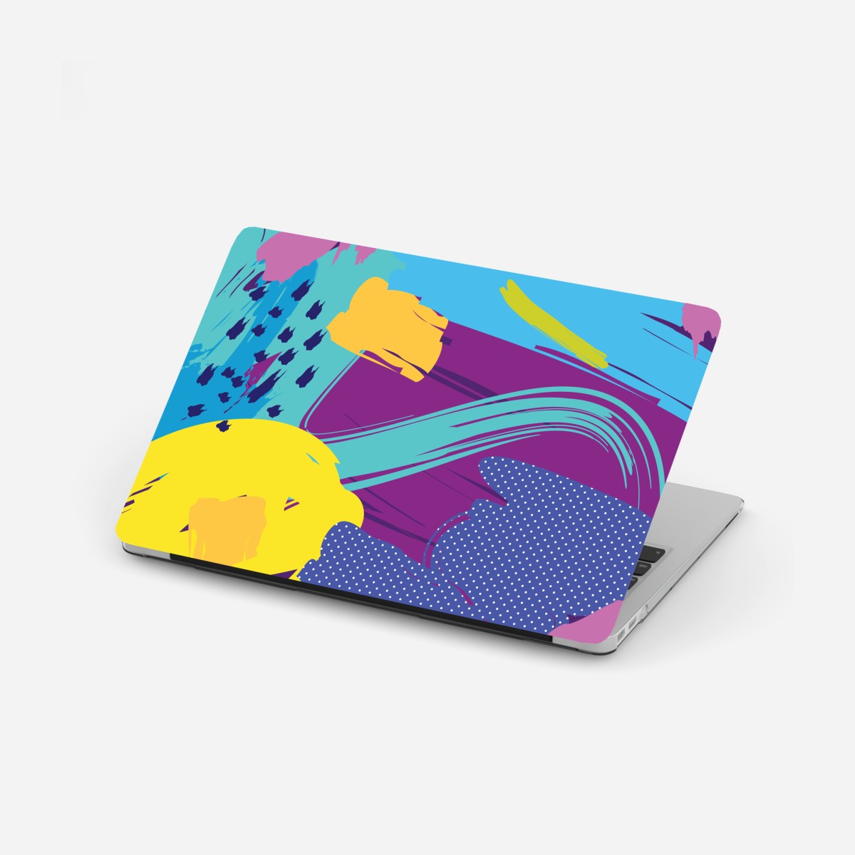 Laptop-Aufkleber lebendige abstrakte pop-art komposition – Wallnifity®