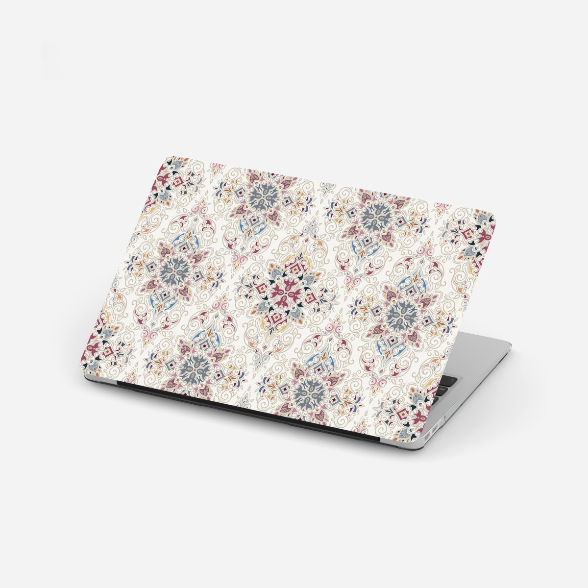 Laptop-Aufkleber ornamentales vintage-damastmuster – Wallnifity®