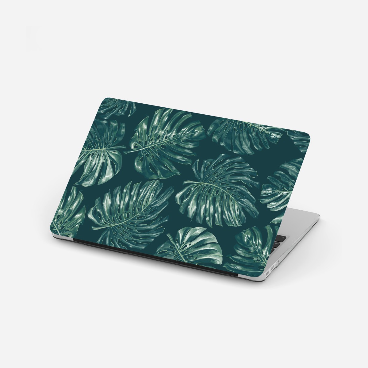 Laptop-Aufkleber tropisches monstera-blattmuster – Wallnifity®