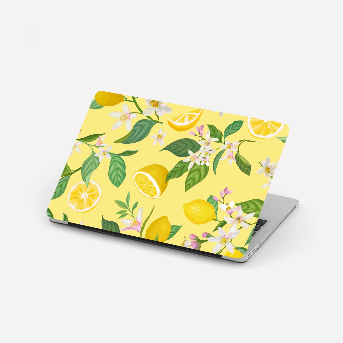 Laptop-Aufkleber zitronenblüten botanisches muster – Wallnifity®