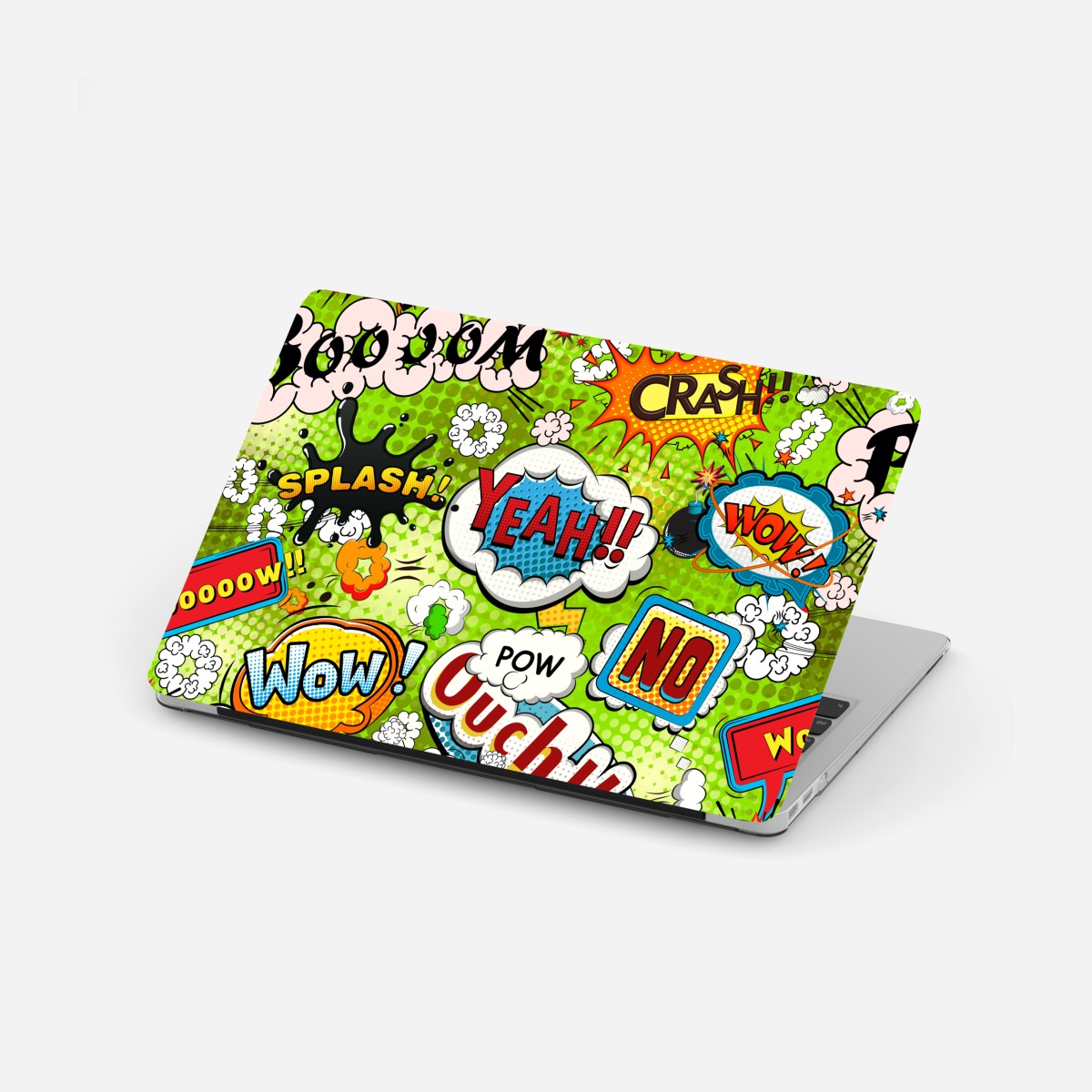 Laptop-Aufkleber lebhafte pop-art-comic-collage – Wallnifity®