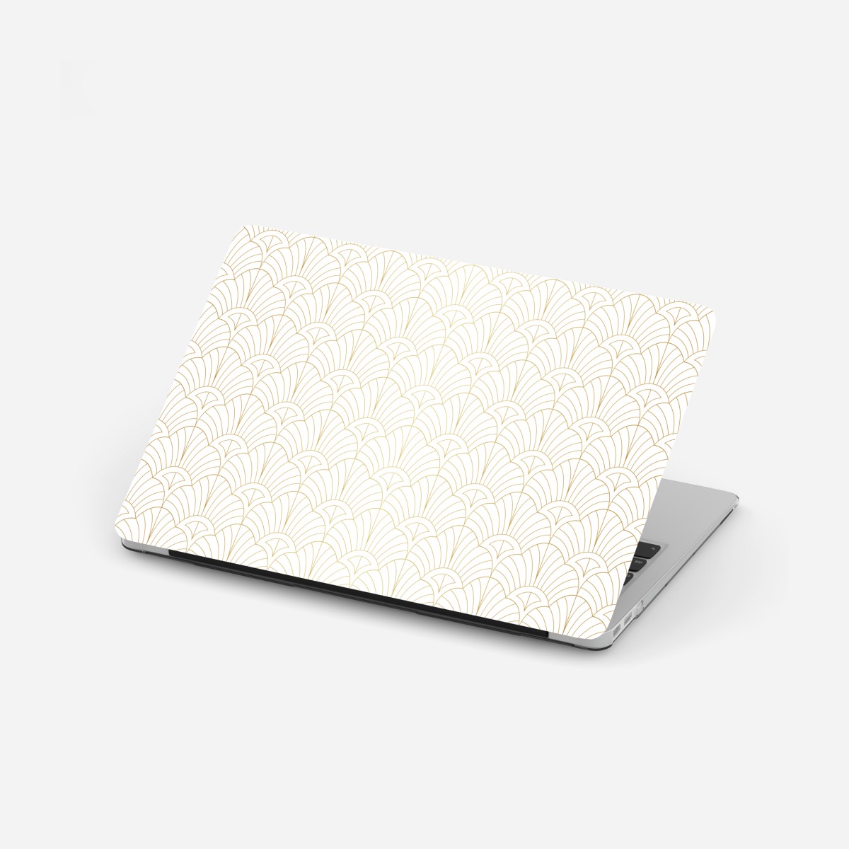 Laptop-Aufkleber goldenes art deco muster – Wallnifity®