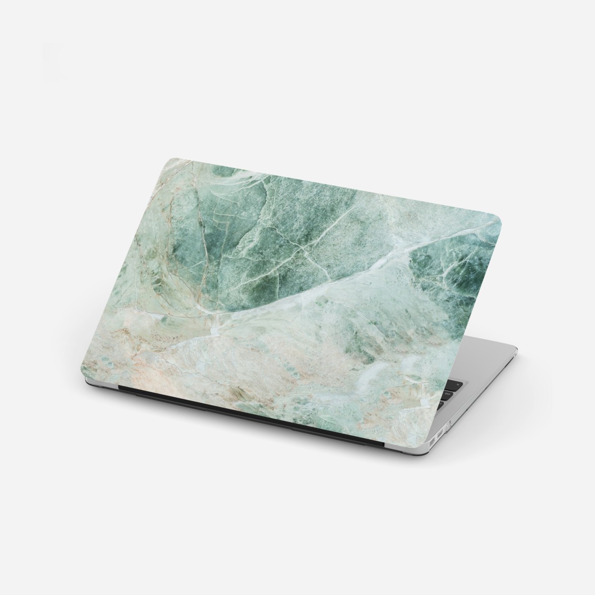 Laptop-Aufkleber grüne marmortextur abstrakt – Wallnifity®