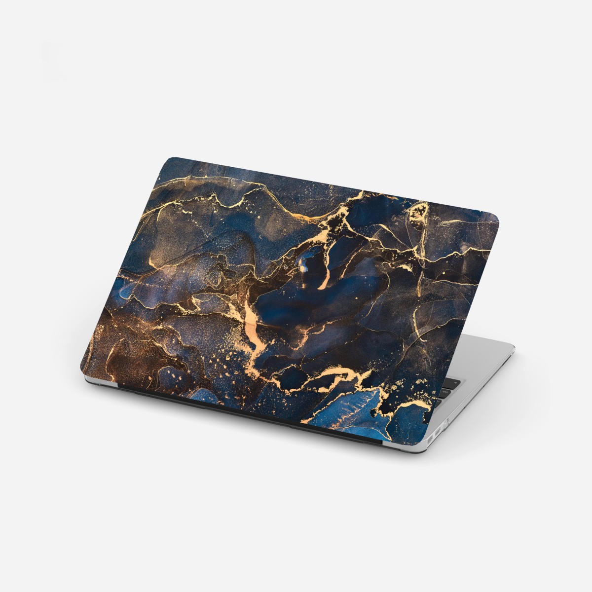 Laptop-Aufkleber nachtmarmor mit goldenen adern – Wallnifity®
