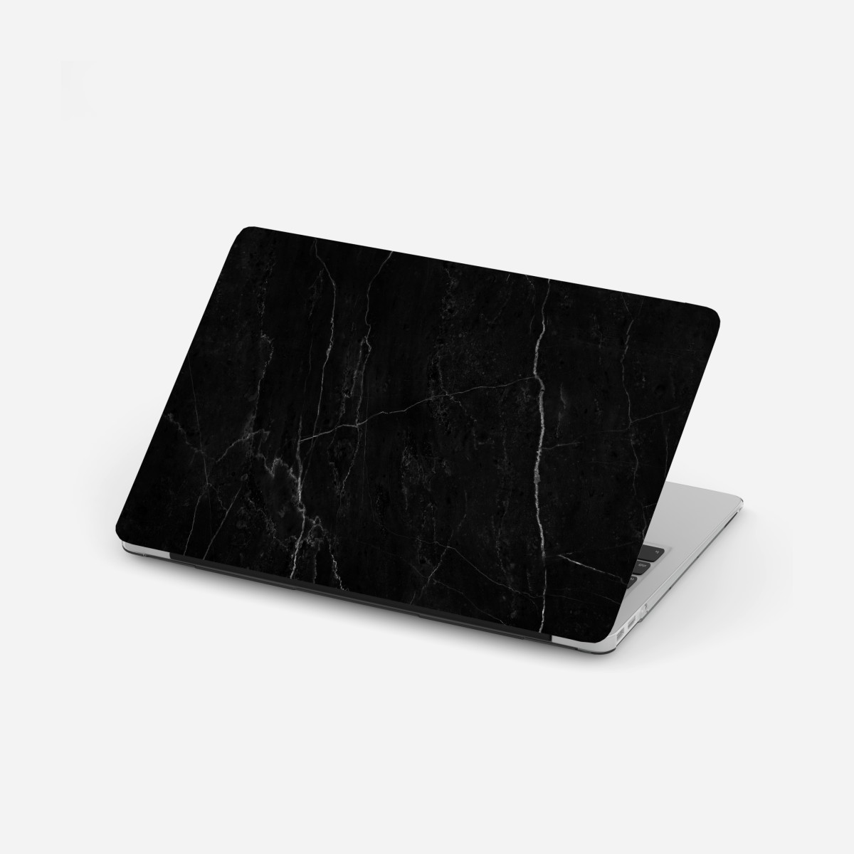 Laptop-Aufkleber schwarzer marmor mit weißen adern – Wallnifity®