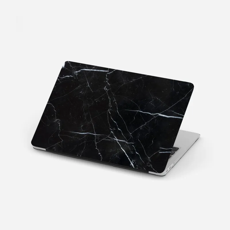 Laptop-Aufkleber schwarze marquina marmorstruktur für moderne interieur
