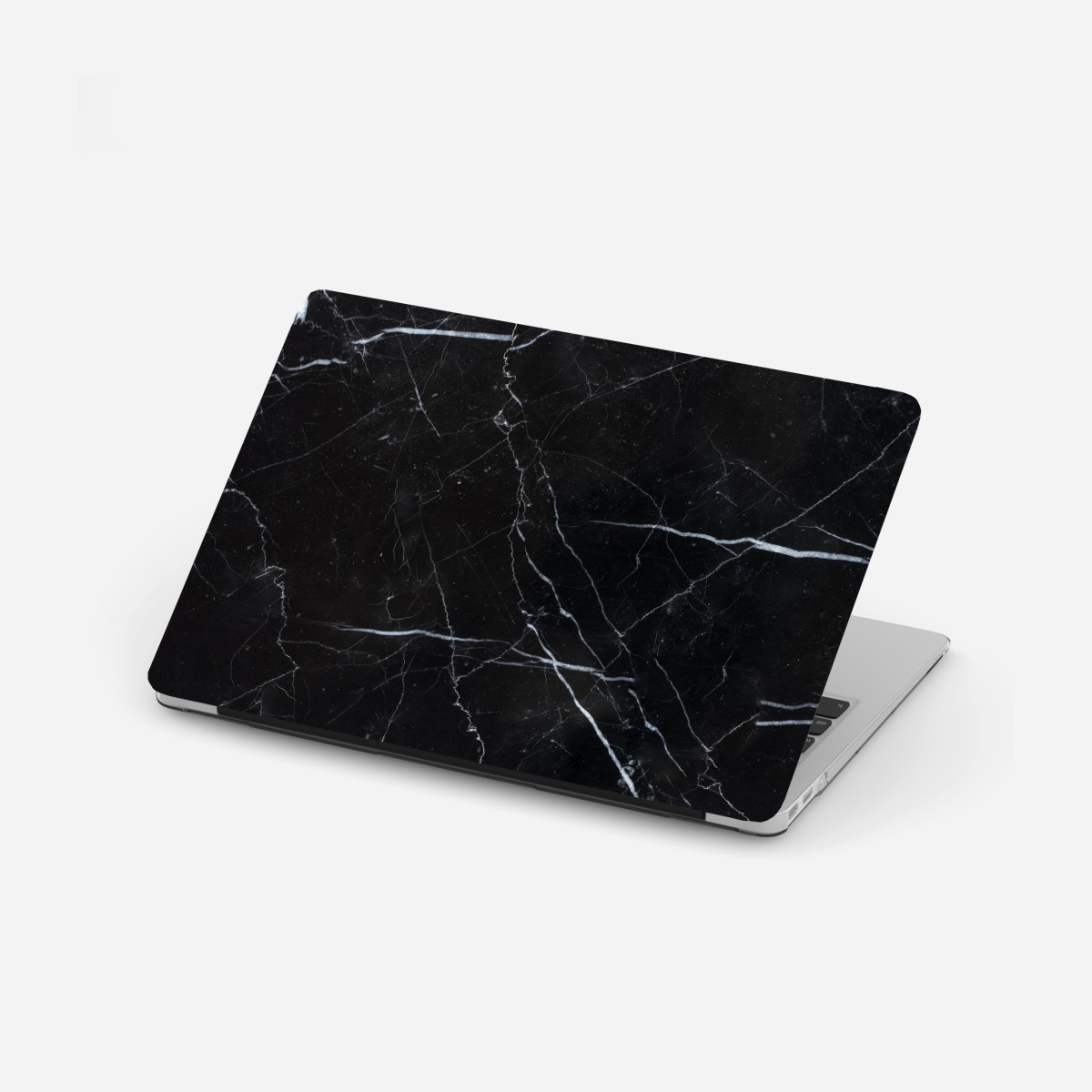 Laptop-Aufkleber schwarze marquina marmorstruktur für moderne interieur – Wallnifity®