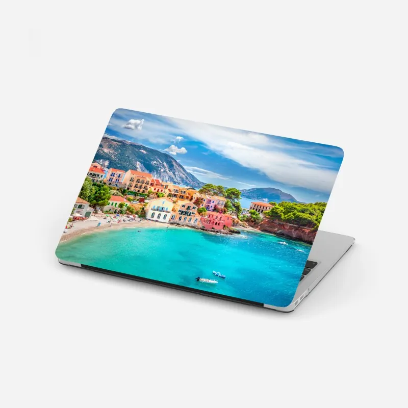 Laptop-Aufkleber Assos küstenblick, Kefalonia