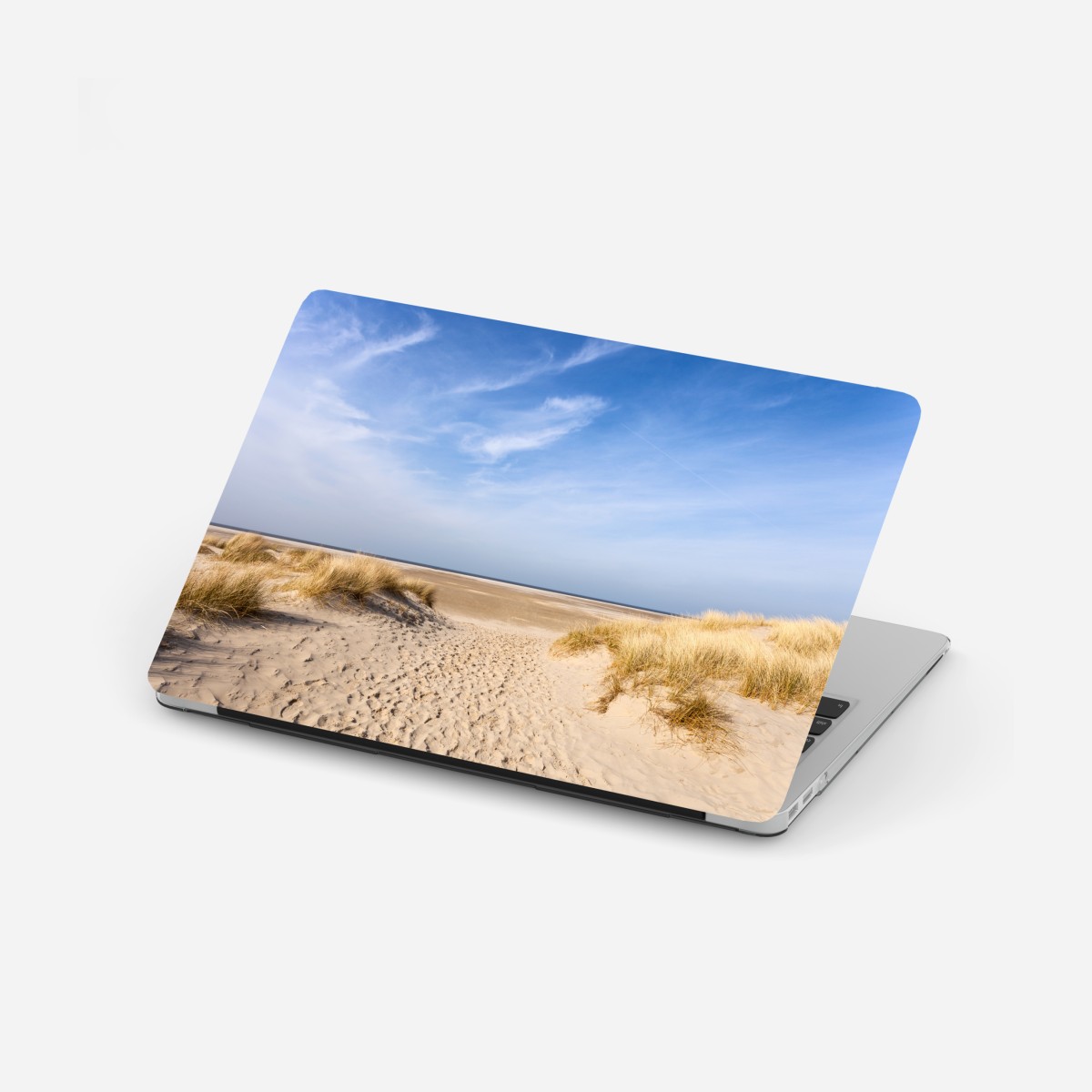 Laptop-Aufkleber ruhige dünen an der deutschen küste – Wallnifity®
