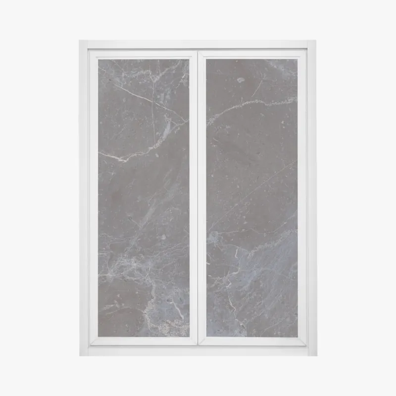 Fensteraufkleber dunkle marmortextur mit blauen adern