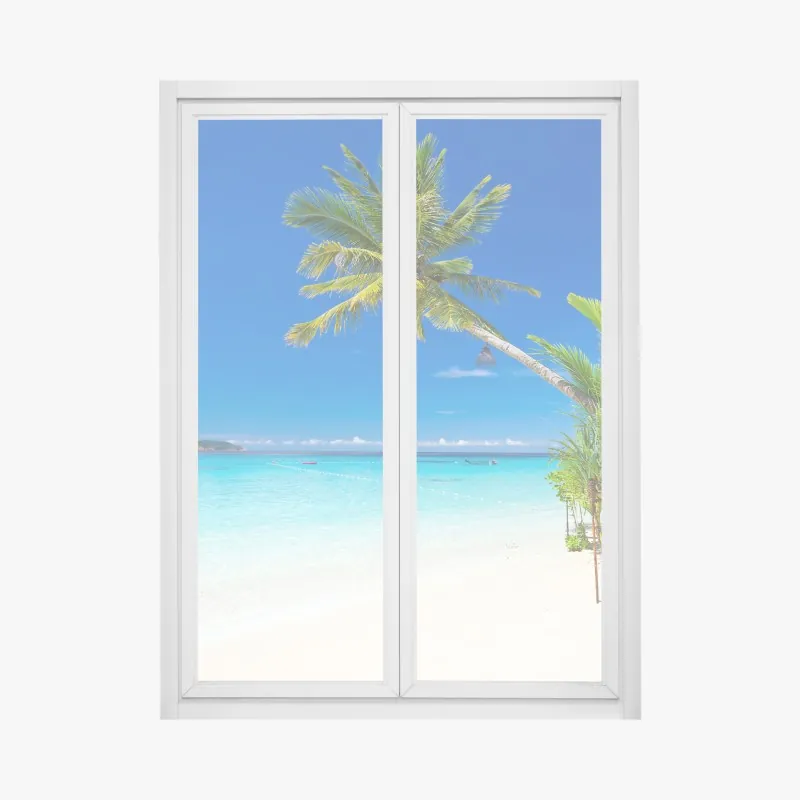 Fensteraufkleber tropischer strand in Thailand