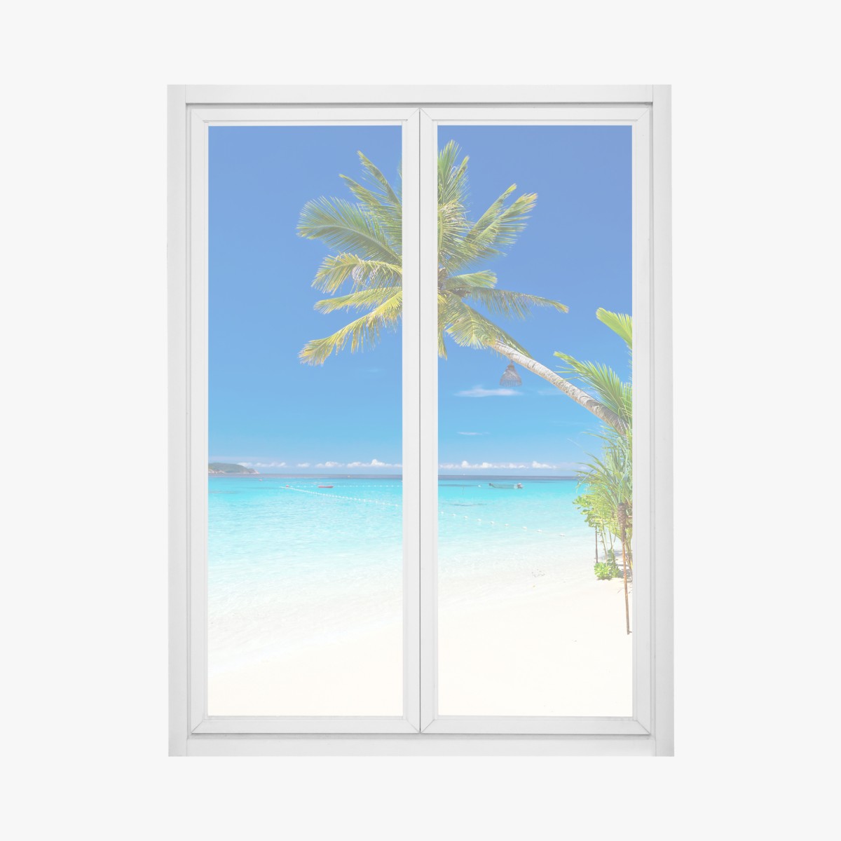 Fensteraufkleber tropischer strand in Thailand – Wallnifity®
