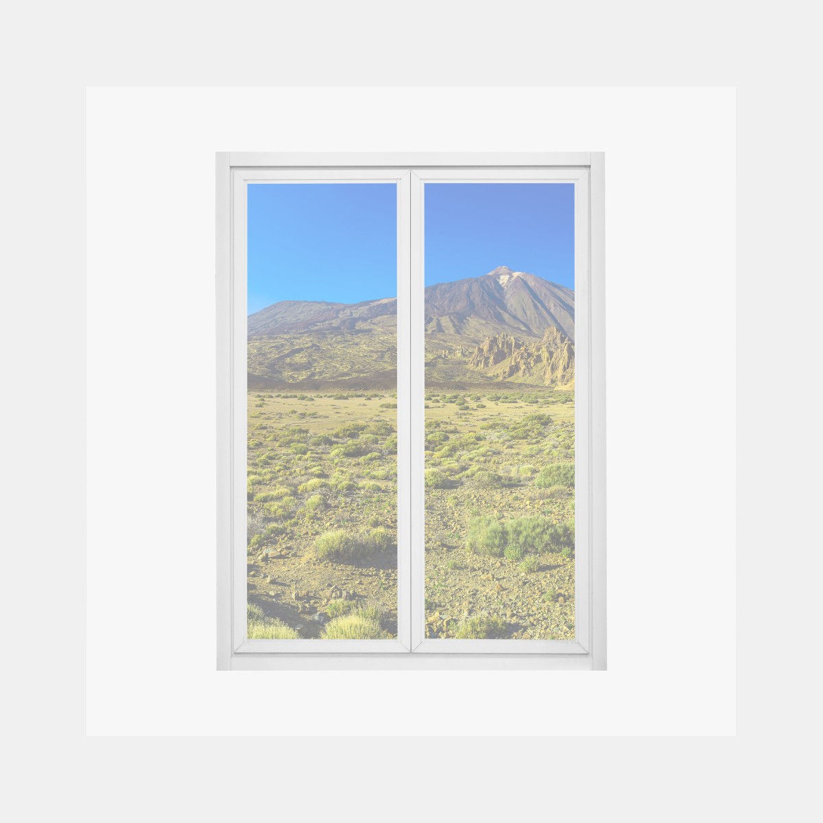 Fensteraufkleber panorama Teide auf Teneriffa – Wallnifity®