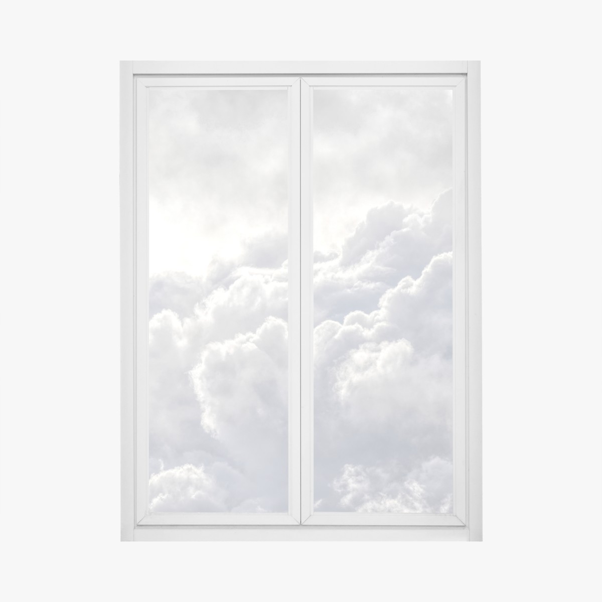 Fensteraufkleber ätherische wolkenlandschaft – Wallnifity®