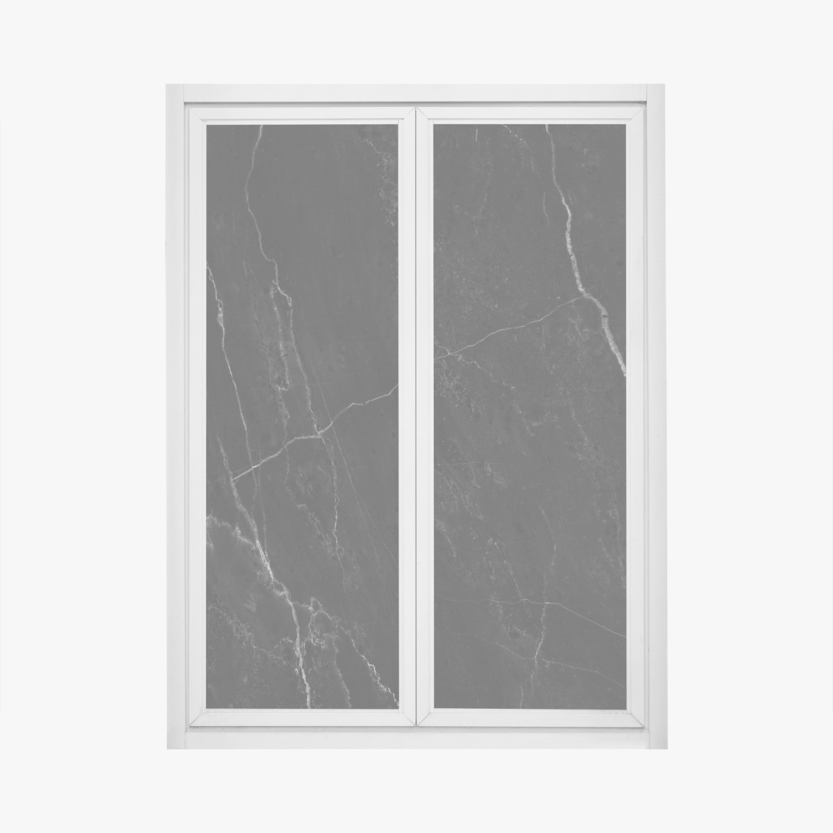Fensteraufkleber schwarzer marmor mit weißen adern – Wallnifity®