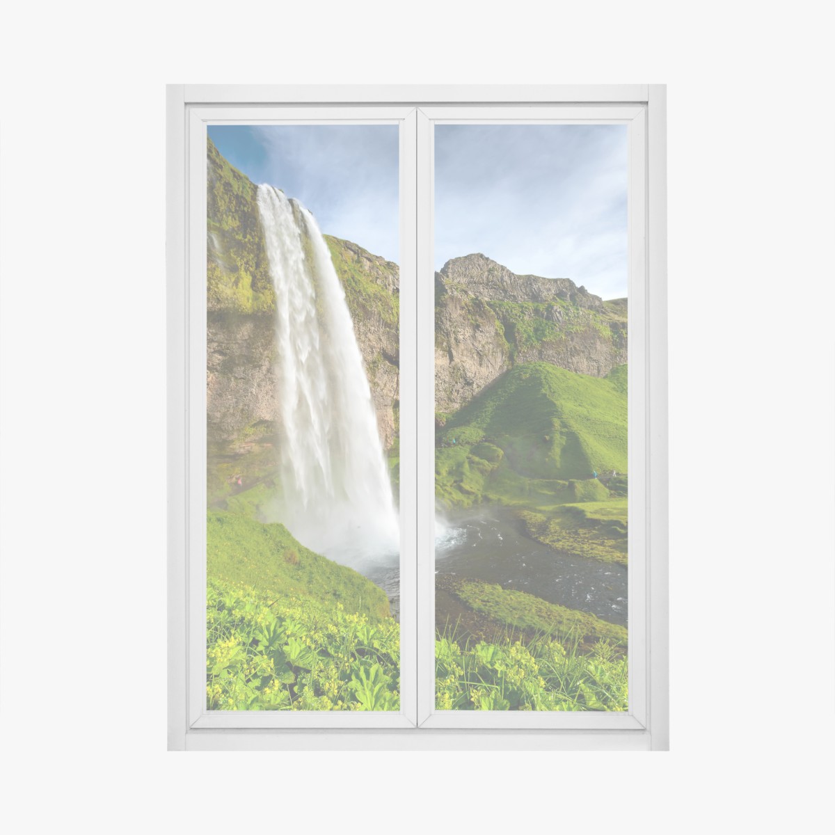 Fensteraufkleber Seljalandsfoss wasserfall in Island – Wallnifity®