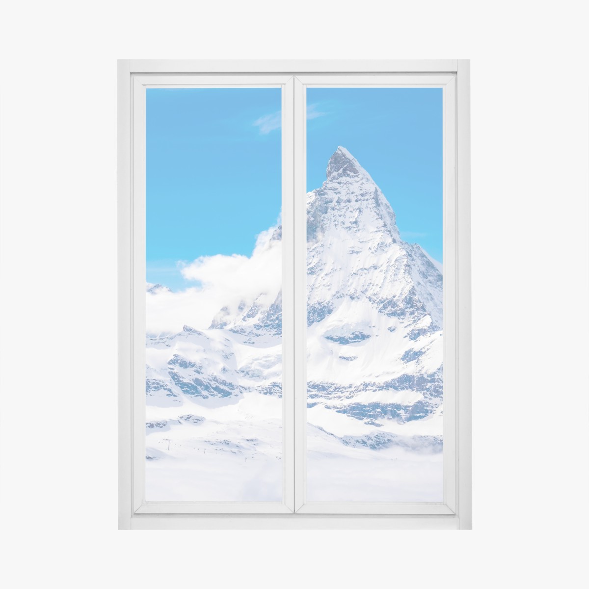 Fensteraufkleber Matterhorn majestät vom Gornergrat – Wallnifity®