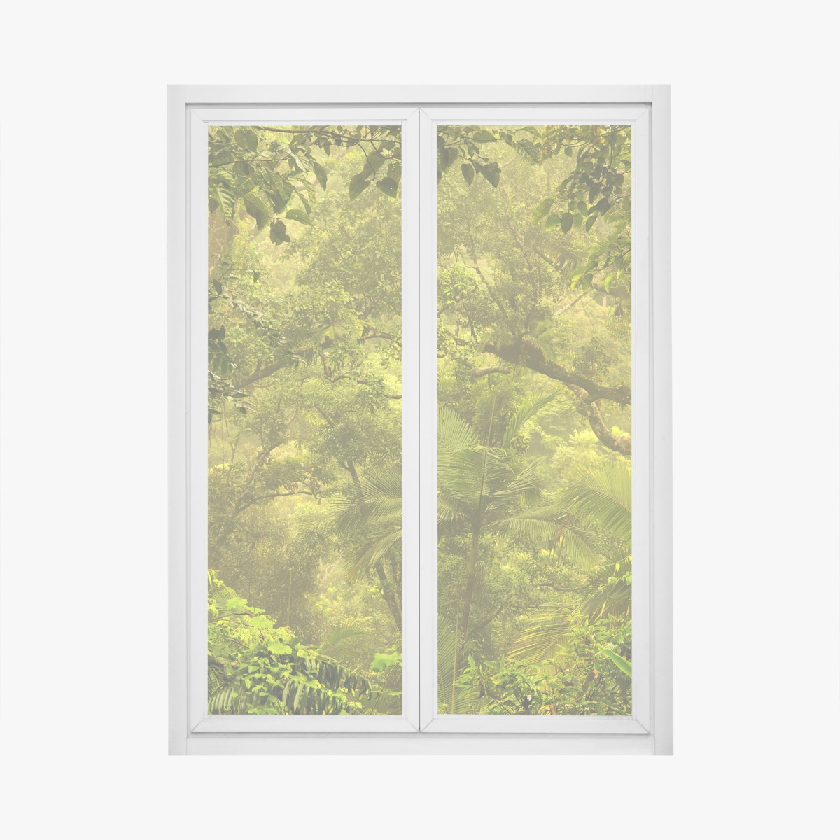 Fensteraufkleber üppiges regenwalddach bei Cairns – Wallnifity®