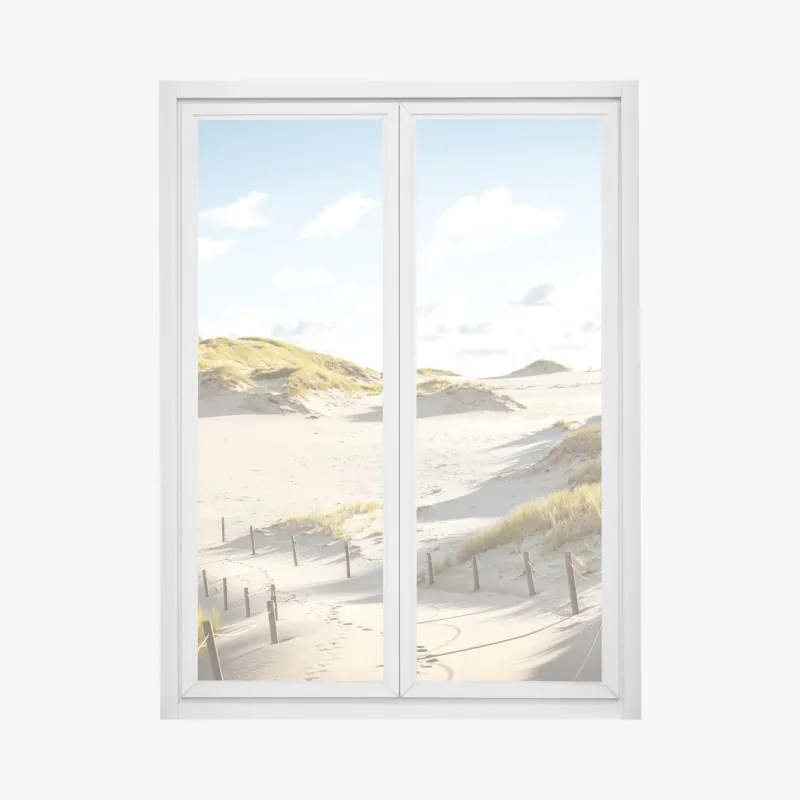 Fensteraufkleber ruhige dünen im Slowinski Nationalpark