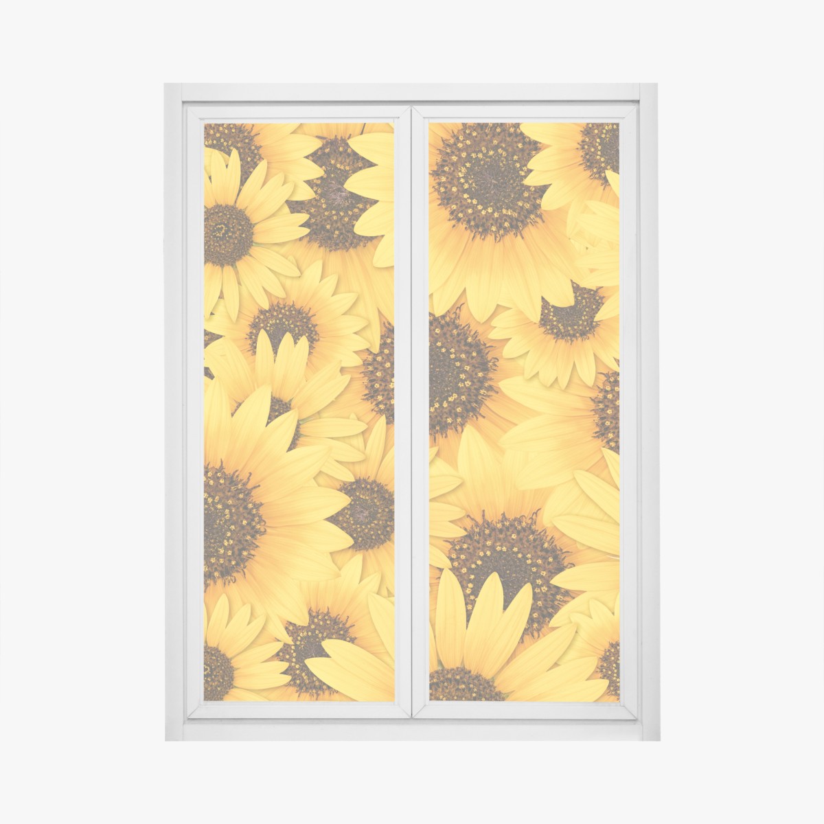 Fensteraufkleber goldene sonnenblumen – Wallnifity®