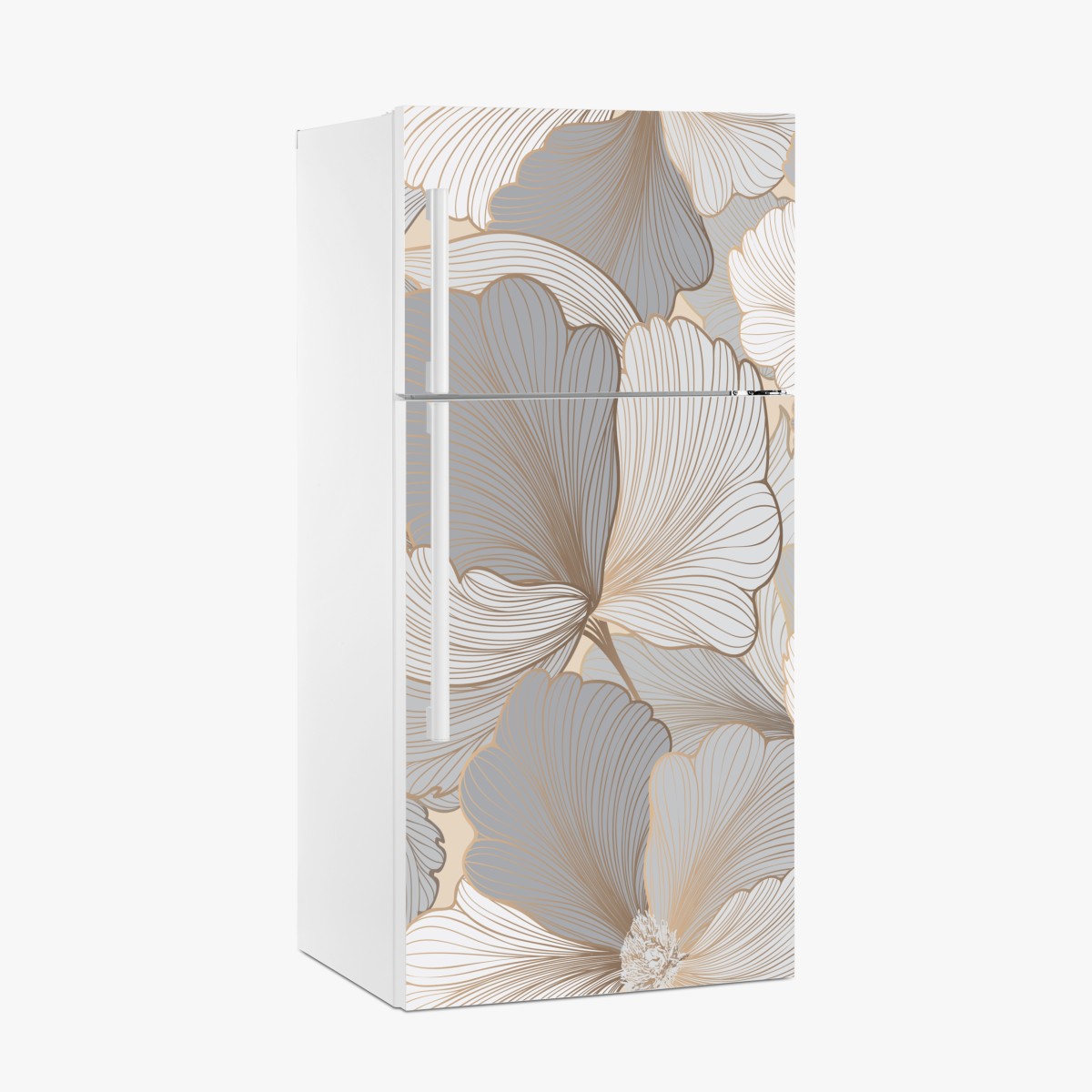 Kühlschrankaufkleber zartes pastell blumenmuster – Wallnifity®